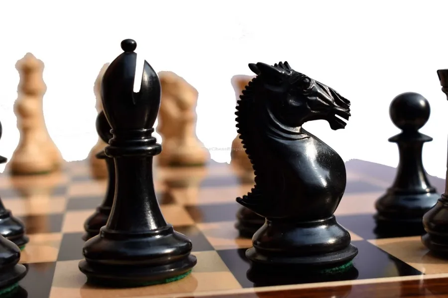 obrazek 1 Wykonane z drewna figury szachowe idealne na prezent - The Chess Empire