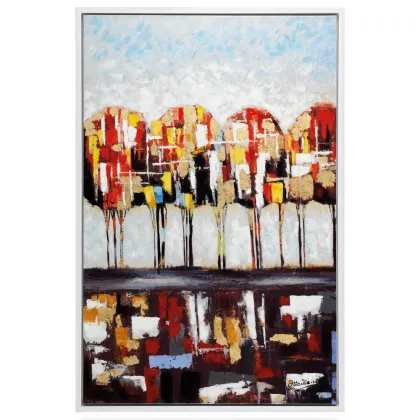 Zdjęcie Stylowy obraz „Kolorowe drzewo”