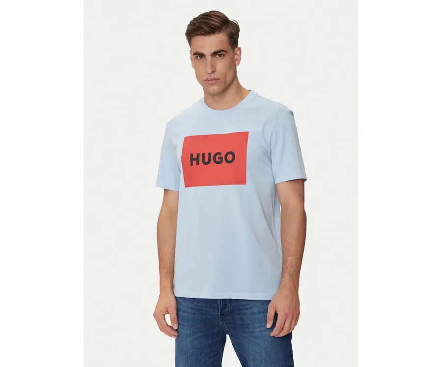 obrazek 1 Hugo T-Shirt Dulive222 50467952 Niebieski Regular Fit HUGO