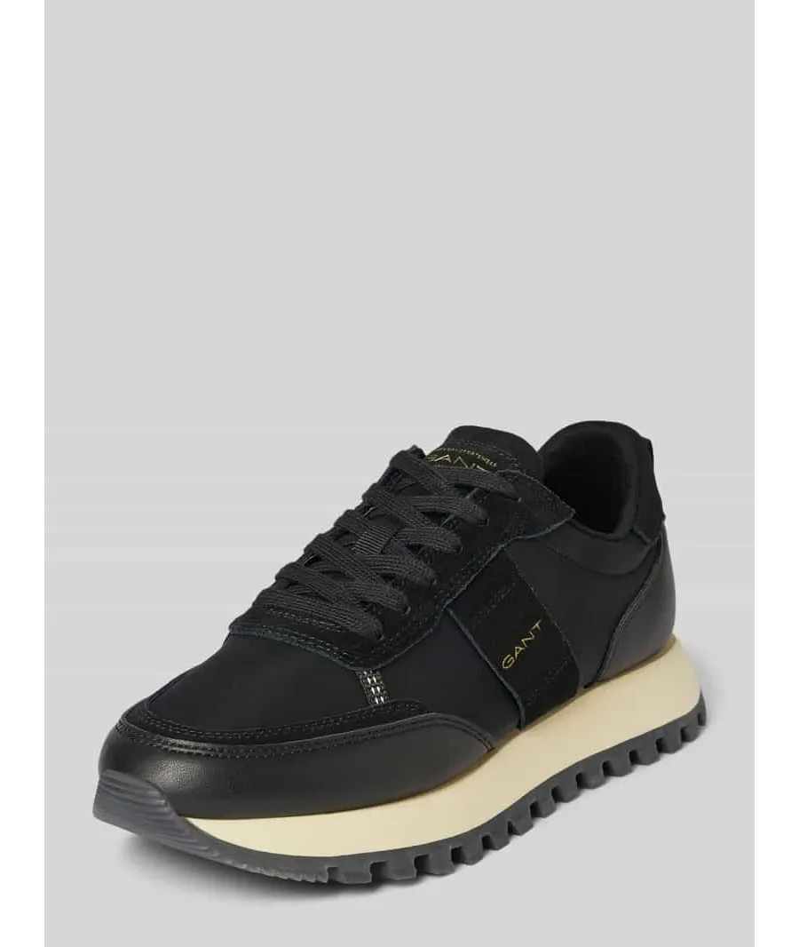 obrazek 1 Sneakersy skórzane z detalami z logo model ‘CAFFAY’