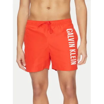 Zdjęcie Calvin Klein Swimwear Szorty kąpielowe KM0KM01092 Czerwony Regular Fit