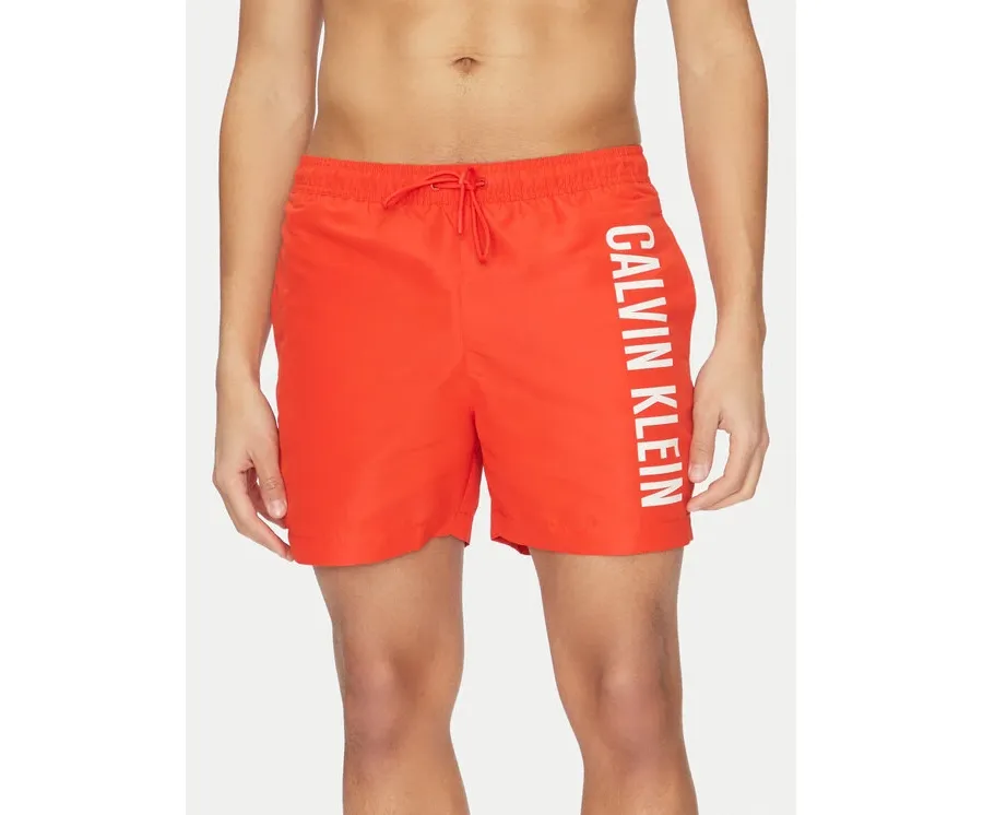 obrazek 1 Calvin Klein Swimwear Szorty kąpielowe KM0KM01092 Czerwony Regular Fit