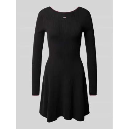 Zdjęcie Tommy Jeans Sukienka dzianinowa DW0DW19469 Czarny Slim Fit