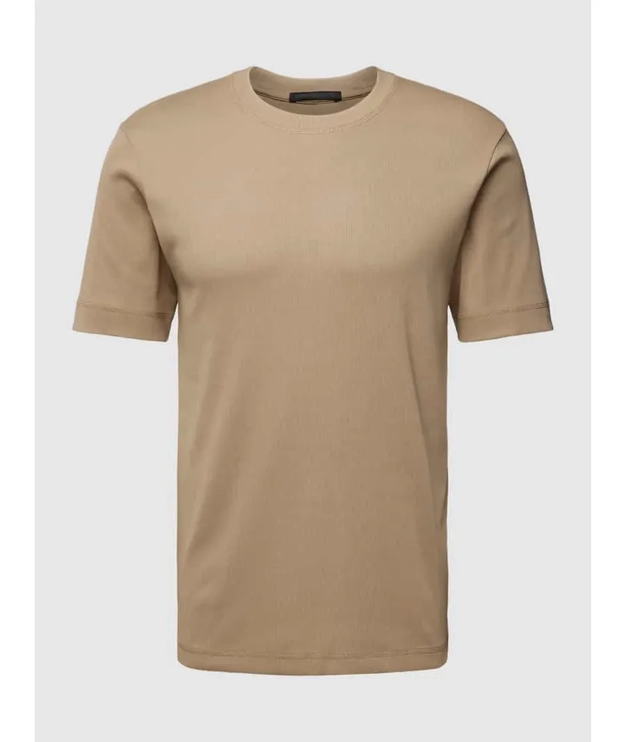 obrazek 1 T-shirt z prążkowanym, okrągłym dekoltem model ‘Raphael’
