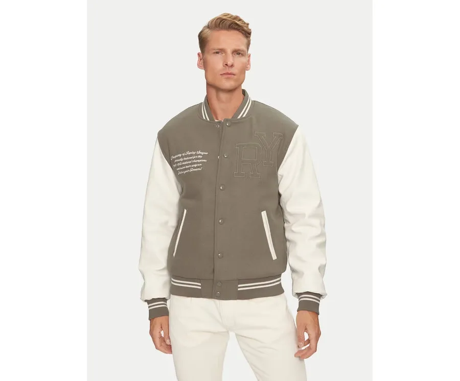 obrazek 1 Replay Kurtka bomber M8414 .000.84768 Beżowy Regular Fit REPLAY