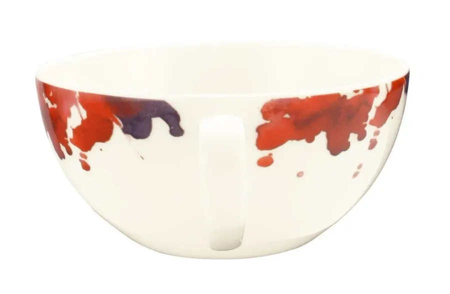 obrazek 3 Porcelanowa filiżanka do herbaty zdobiona motywem kwiatu geranium w stylu klasycznym – Tettau