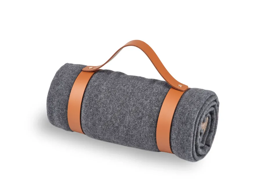 obrazek 1 Skórzany pas do koca w stylowym bursztynowym kolorze