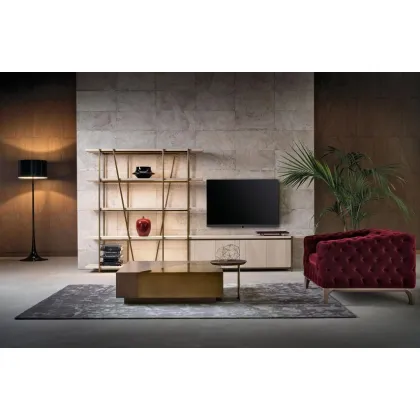 Zdjęcie Dębowa Komoda  Dwoma Szufladami do Salonu - Bamax