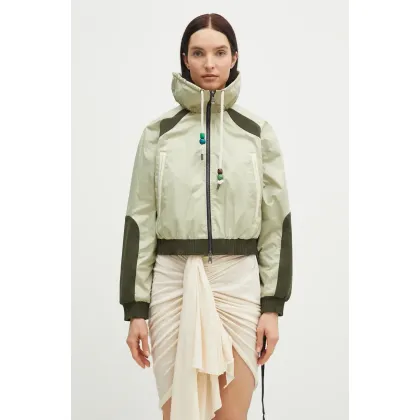 Zdjęcie Andersson Bell kurtka Sadie Color Block Bomber kolor zielony przejściowa oversize awa686w