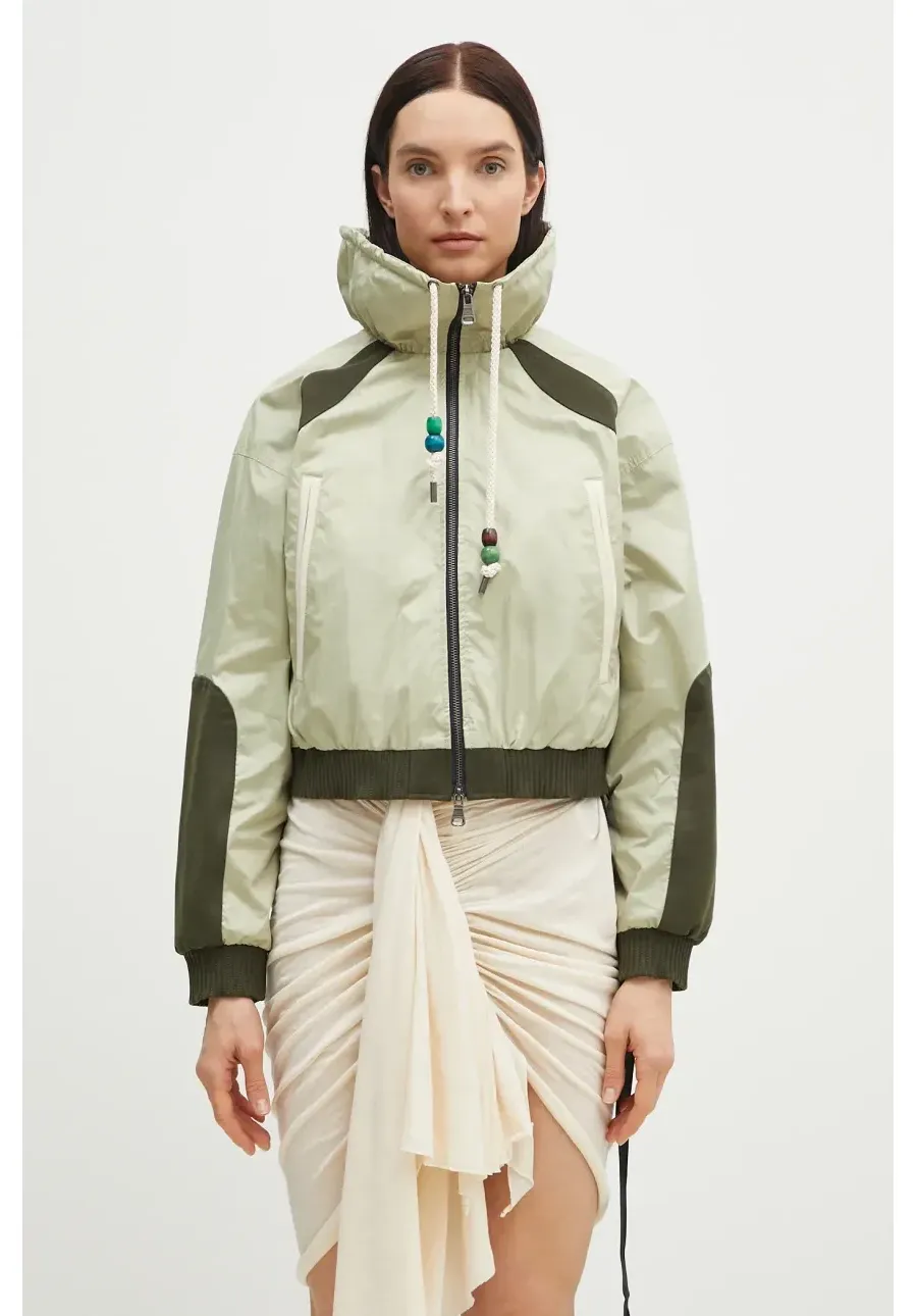 obrazek 1 Andersson Bell kurtka Sadie Color Block Bomber kolor zielony przejściowa oversize awa686w