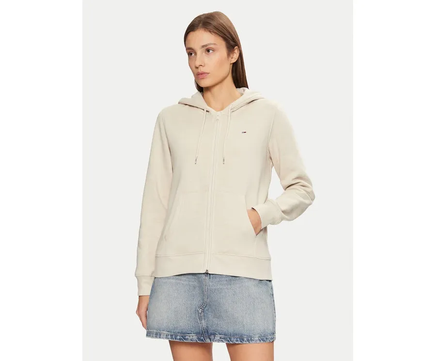 obrazek 1 Tommy Jeans Bluza Flag DW0DW19729 Beżowy Regular Fit