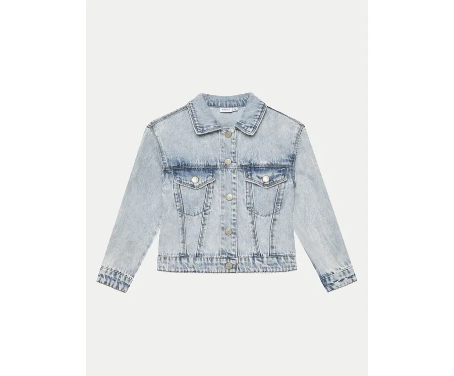 obrazek 1 NAME IT Kurtka jeansowa Mila 13237177 Niebieski Regular Fit