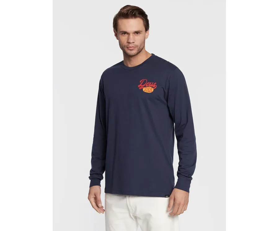 obrazek 1 Deus Ex Machina Longsleeve Marigold Ls DMF221379 Granatowy Regular Fit