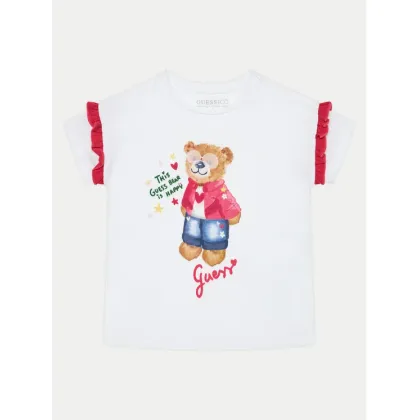Zdjęcie Guess T-Shirt K5RI12 K6YW4 Biały Regular Fit