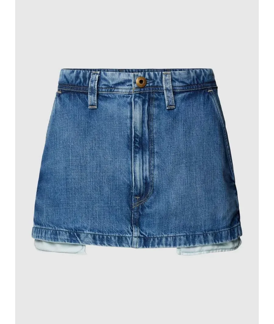obrazek 1 Spódnica jeansowa z wpuszczanymi kieszeniami model ‘Workwear’