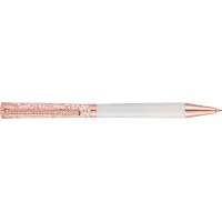 Picture Beautiful hand-engraved white and pink pencil with diamonds - Waldmann