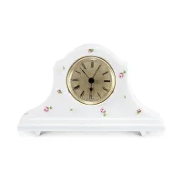 Zdjęcie Stylowy porcelanowy zegar pokojowy z kolekcji RoseLine – Leander