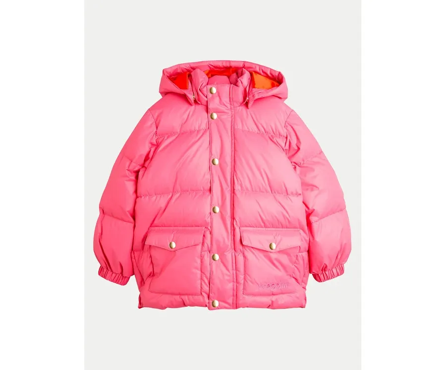 obrazek 1 Mini Rodini Kurtka puchowa 2471011828 Różowy Regular Fit MINI RODINI