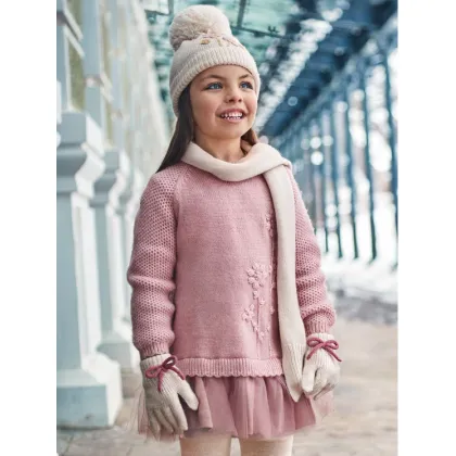 Zdjęcie Mayoral Sukienka dzianinowa 4918 Różowy Regular Fit