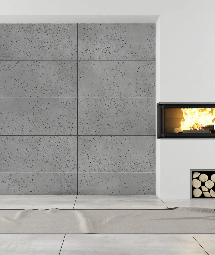 obrazek 1 60x60 cm DS - (ciemny popiel) - płyta beton architektoniczny