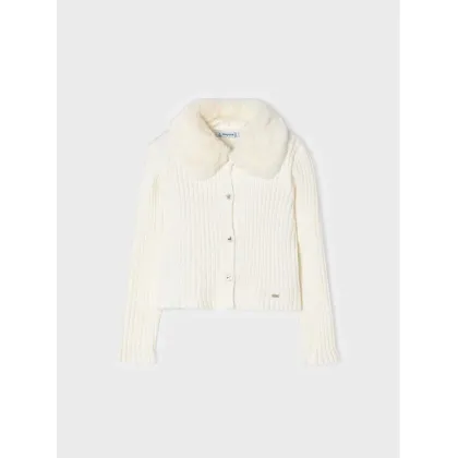 Zdjęcie Mayoral Kardigan 4.309 Écru Regular Fit