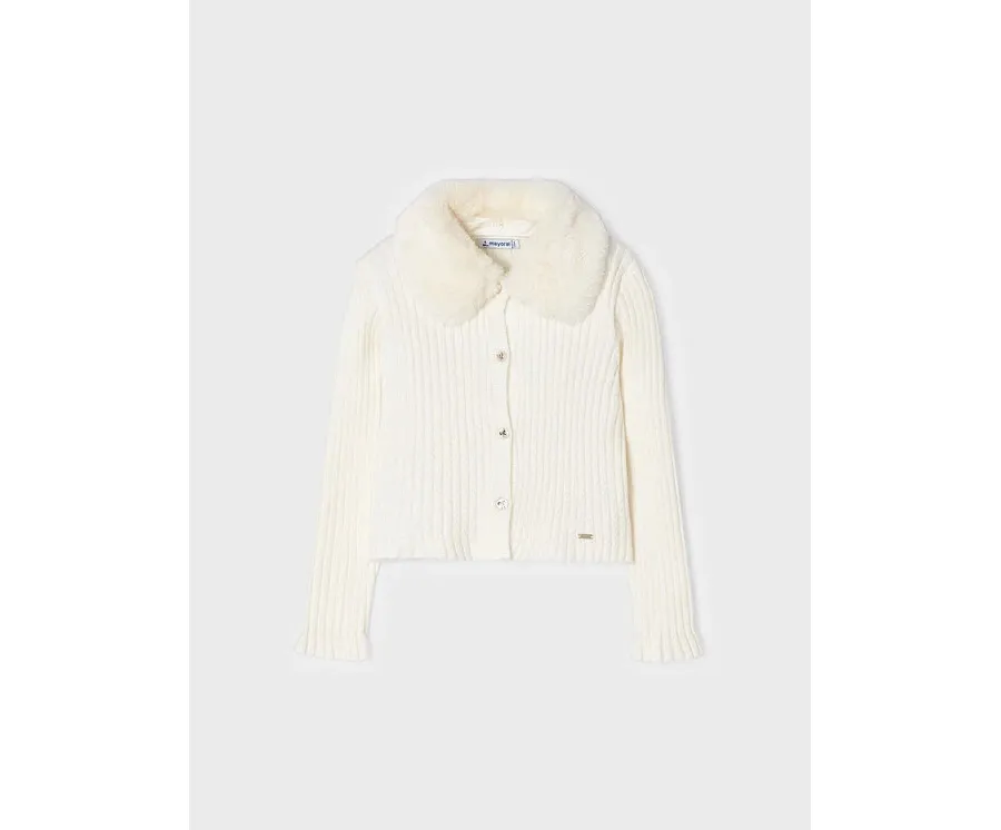 obrazek 1 Mayoral Kardigan 4.309 Écru Regular Fit