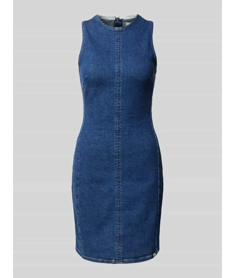 obrazek 1 Sukienka jeansowa z okrągłym dekoltem