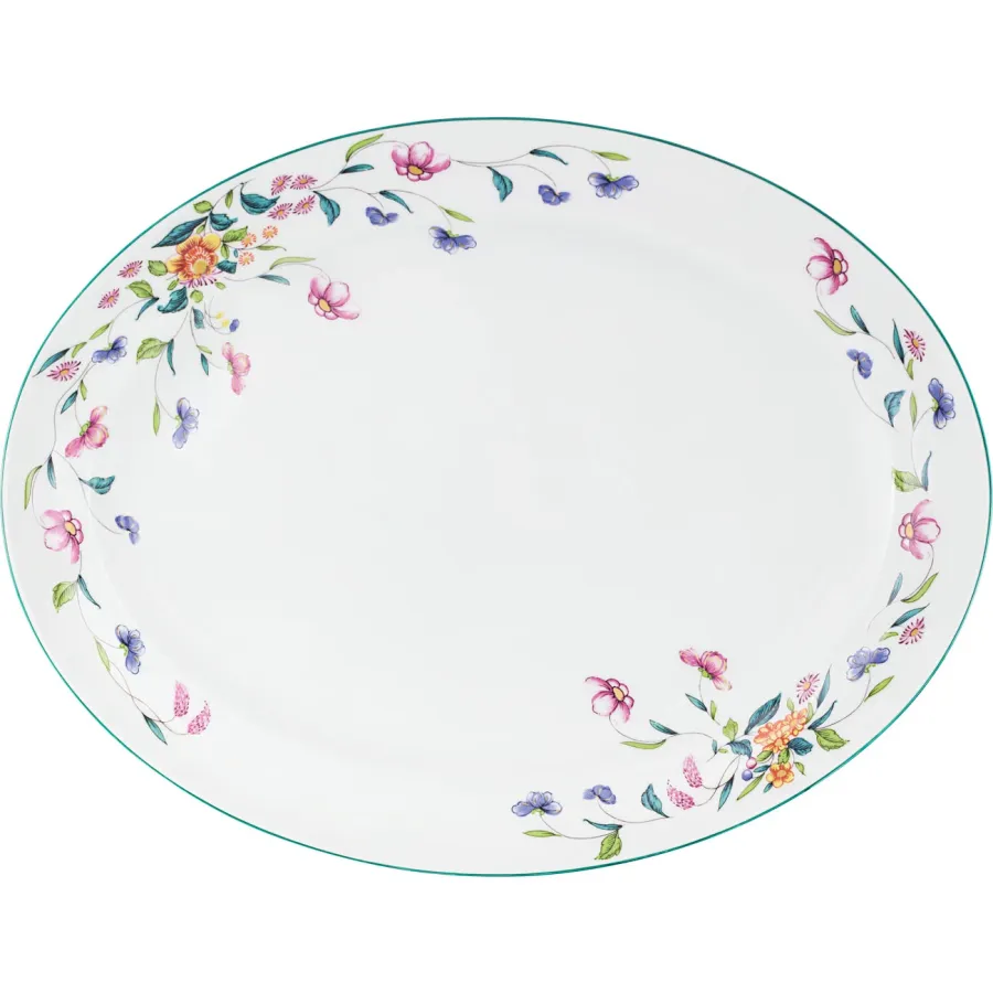 obrazek 8 Gustowny komplet zastawy stołowej z porcelany dla 12 osób, 68 el. - Porcel