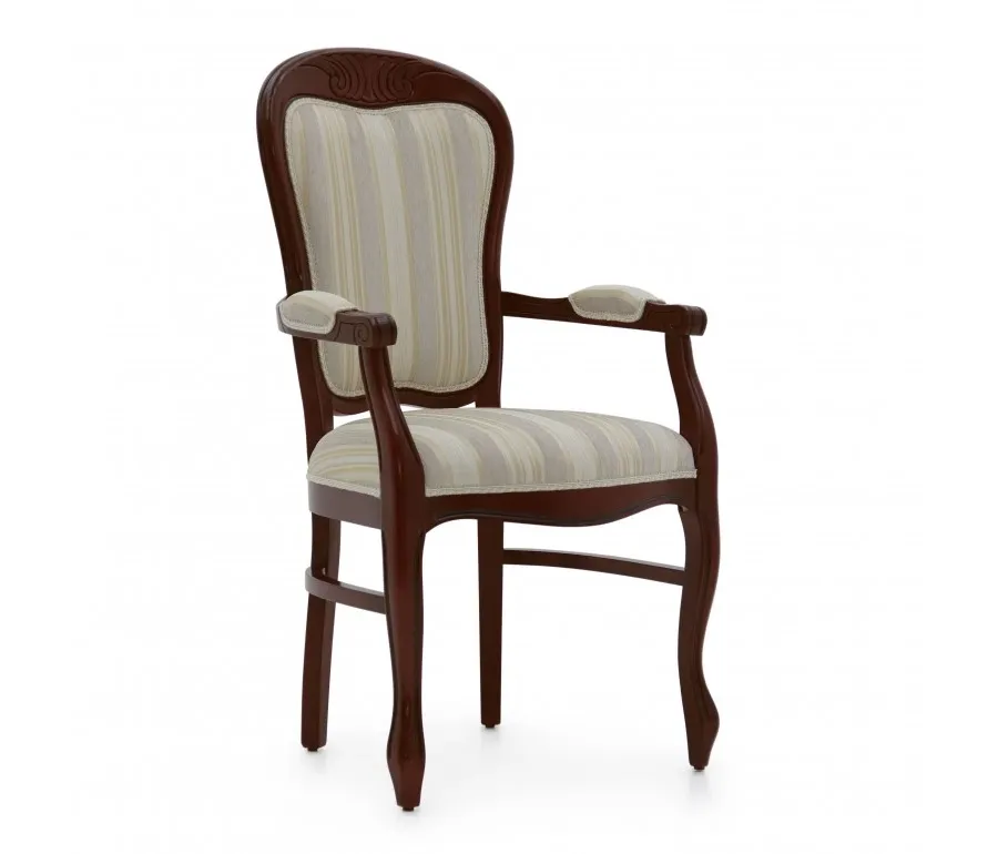 obrazek 1 Tapicerowany elegancki fotel w stylu ludwikowskim - Sevensedie