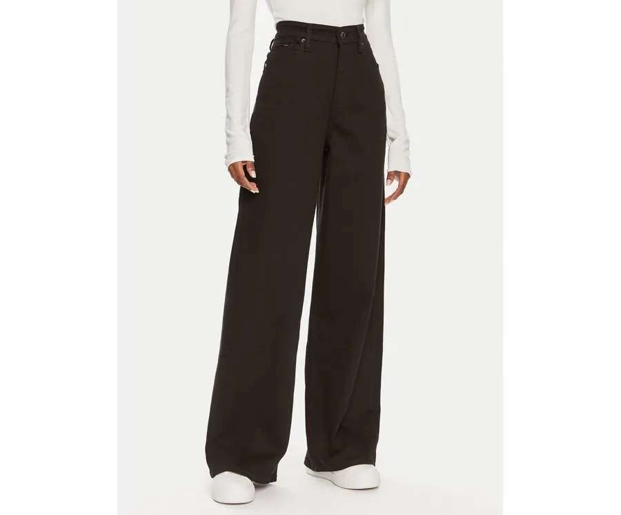 obrazek 1 Calvin Klein Jeansy Infinite K20K207304 Czarny Wide Leg
