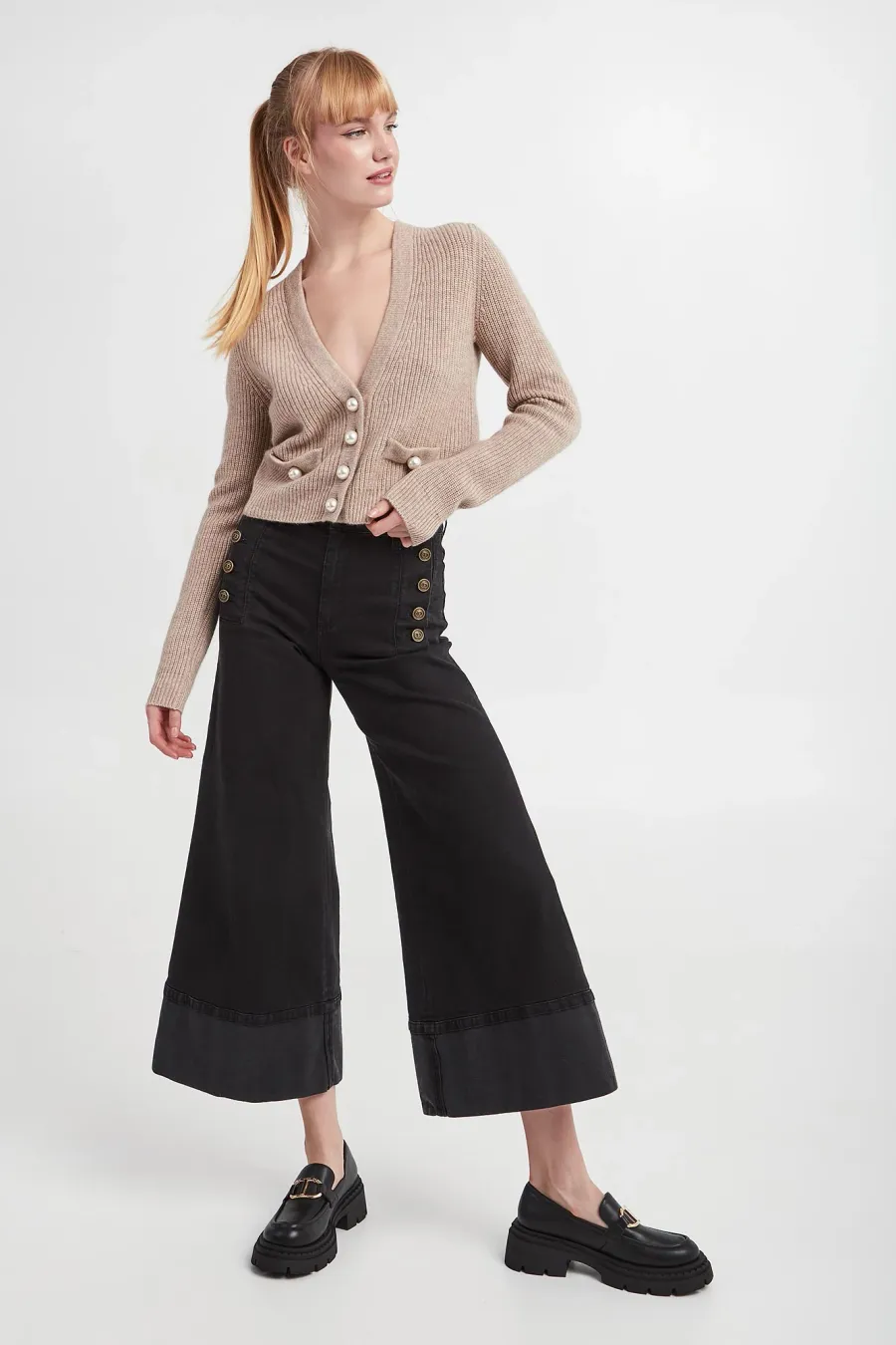 obrazek 1 Kardigan damski wełniano-kaszmirowy CUSTOMMADE Custommade