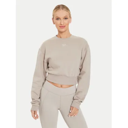 Zdjęcie Reebok Bluza Fleece Coverup 100076068 Brązowy Regular Fit