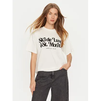 Zdjęcie ViCOLO T-Shirt RS0052 Écru Regular Fit