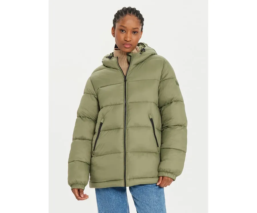 obrazek 1 Napapijri Kurtka zimowa A-Box Logo NP0A4HZ2 Zielony Regular Fit