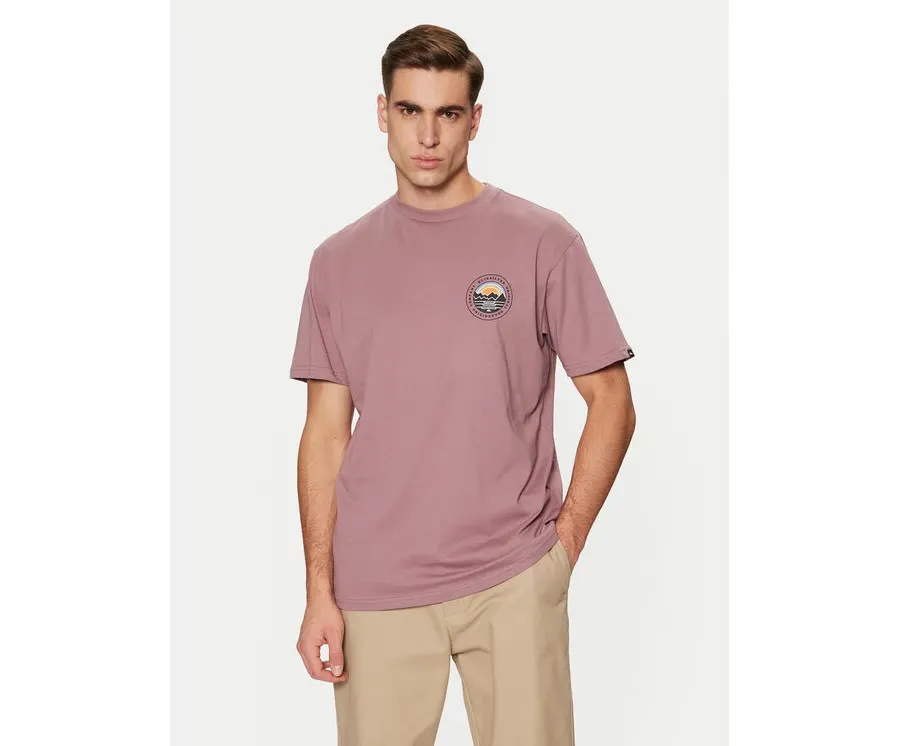 obrazek 1 Quiksilver T-Shirt Landscapes EQYZT07917 Fioletowy Regular Fit