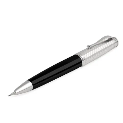 Picture Pinstripe Black Resin Pencil Memoria Montegrappa