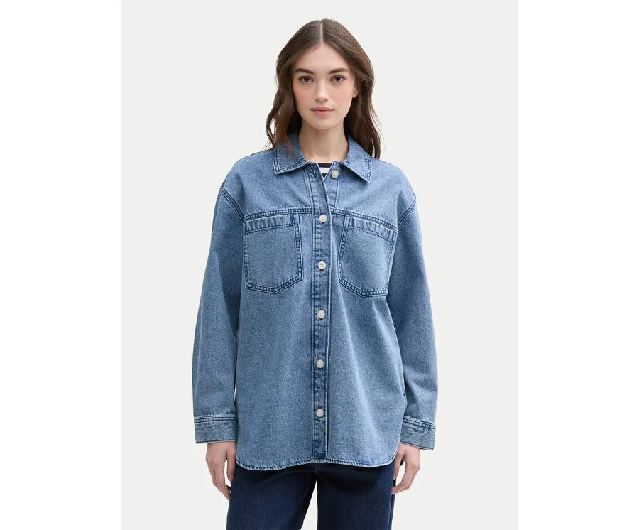 obrazek 1 Tom Tailor Denim Kurtka jeansowa 1045967 Niebieski Regular Fit