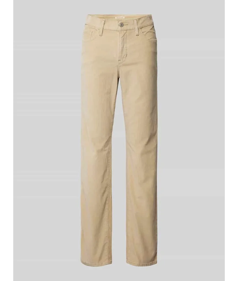 obrazek 1 Jeansy o kroju straight fit z czystej bawełny