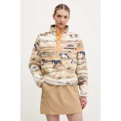 Zdjęcie Columbia bluza sportowa Helvetia kolor beżowy wzorzysta 2098501