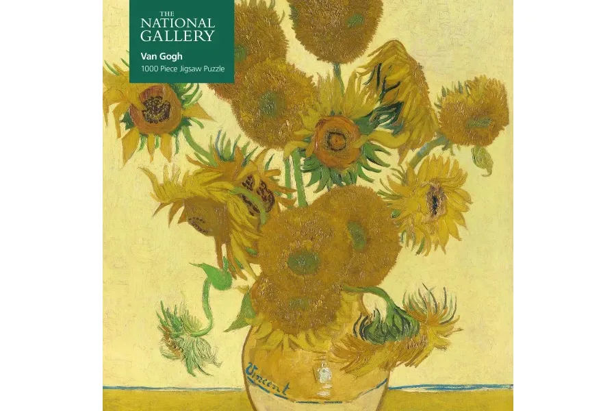 obrazek 1 Puzzle dla dorosłych National Gallery: Vincent Van Gogh, Słoneczniki  - Flame Tree Publishing