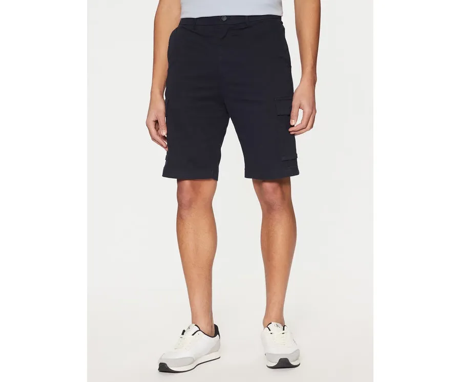 obrazek 1 Calvin Klein Szorty materiałowe Modern Twill K10K114067 Granatowy Regular Fit