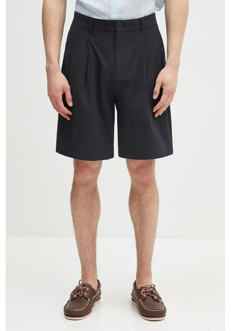 obrazek 1 Norse Projects szorty Benn Travel Light Shorts męskie kolor granatowy N35.0622.7004