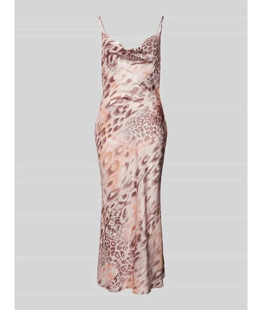 obrazek 1 Długa sukienka z lejącym dekoltem model ‘AKILINA’