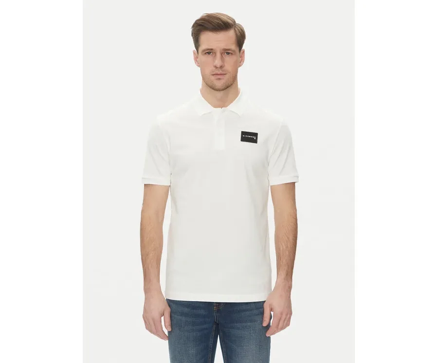 obrazek 1 Richmond X Polo UMP25170PO Biały Regular Fit