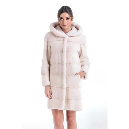 Picture Exclusive women's mink fur coat - A&A Vesa