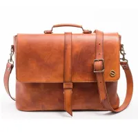 Zdjęcie Ekskluzywna/y teczka/plecak wykonana/y z naturalnej skóry - Ikunico