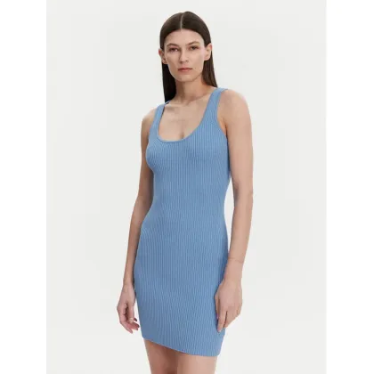 Zdjęcie MICHAEL Michael Kors Sukienka dzianinowa MS5830I33D Niebieski Slim Fit