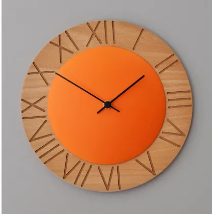 Picture Beautiful wooden wall clock by Ettore