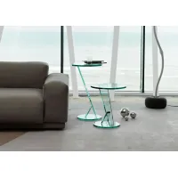 Zdjęcie Designerski szklany stolik do stylowych wnętrz - Tonelli Design