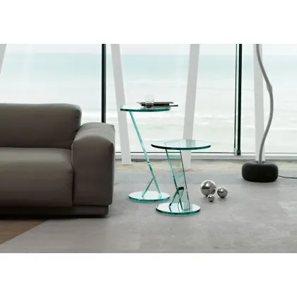 Zdjęcie Designerski szklany stolik do stylowych wnętrz - Tonelli Design